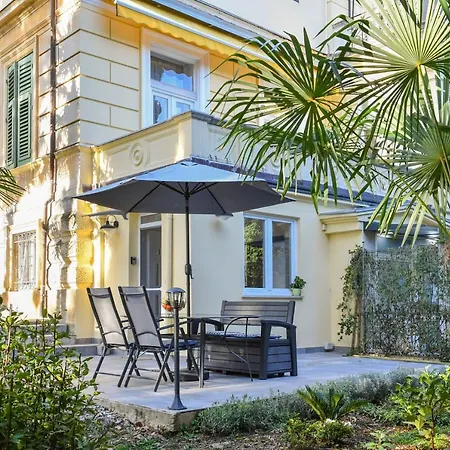 Lovely Mit Terrace,unique Location,near The But Middle Of Bamboo And Palm Park Apartamento Opatija